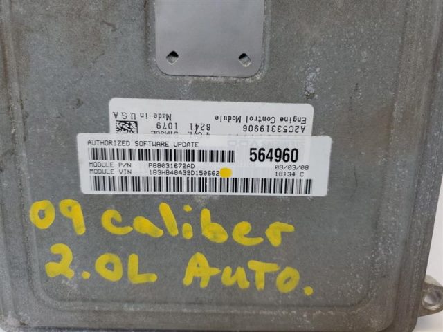 Engine Computer PCM ECM ECU 2.0L Gas Fits 2007-2010 Caliber Compass Patriot - Image 4