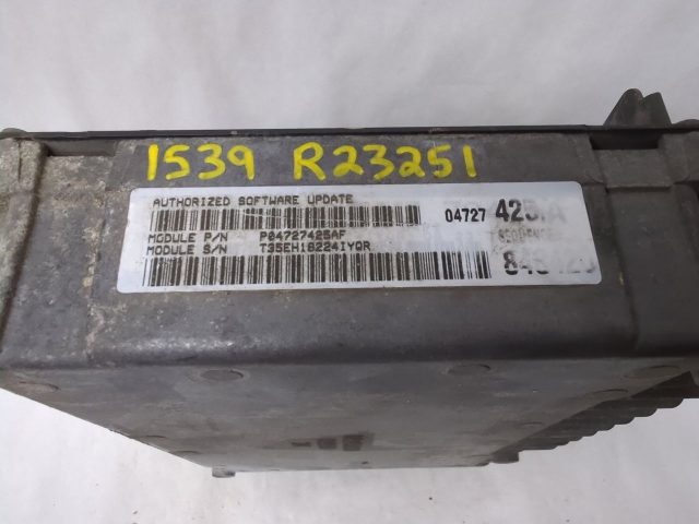 Engine Computer PCM ECM ECU 3.8L FWD Federal W/O EGR W/ Security Fits 2002 Town & Country - Image 3