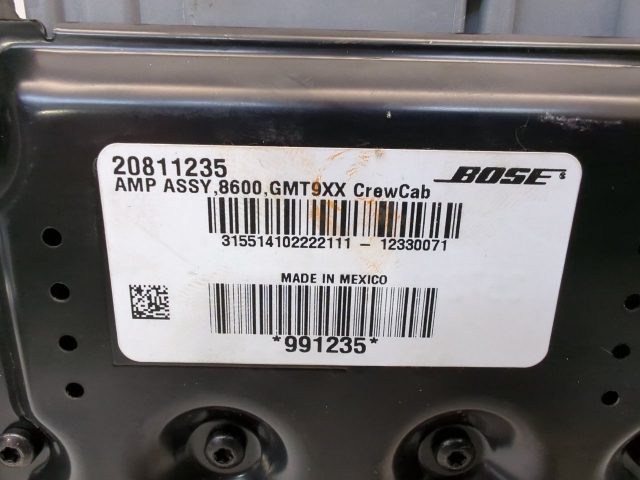 Amplifier Bose Crew Cab Check Part # Fits 2007-2013 Avalanche 1500 - Image 4