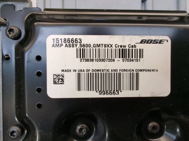 Amplifier Bose Crew Cab Check Part # Fits 2007-2013 Sierra 1500 - Image 3