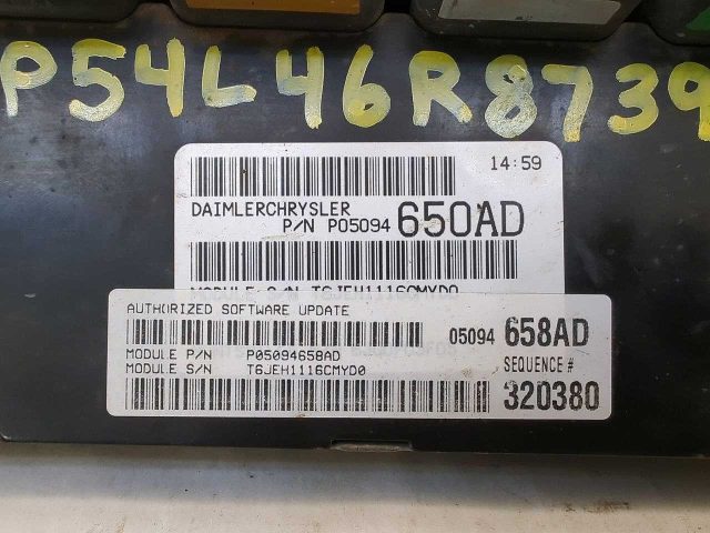 Engine Computer PCM ECM ECU 3.8L w/ Anti-Theft Fits 2006 Town & Country - Image 2