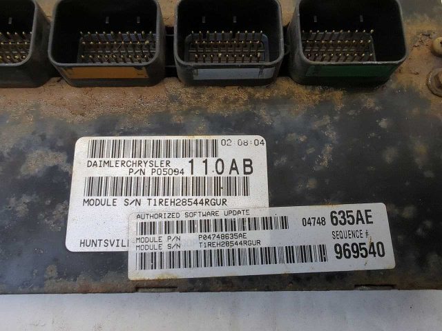 Engine Computer PCM ECM ECU 3.8L w/ Anti-Theft Fits 2005 Town & Country - Image 2