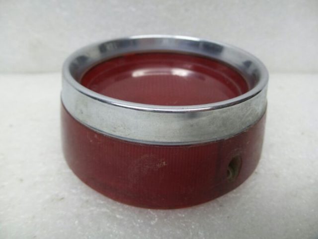 Tail Light (Left or Right) Lens Only w/Chrome Trim Fits 1955 1956 Pontiac - Image 2