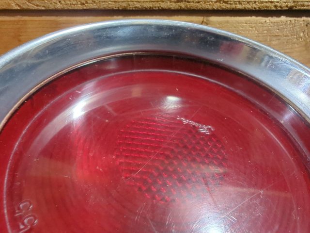Tail Light (Left or Right) Lens Only w/Chrome Trim Fits 1955 1956 Pontiac - Image 6