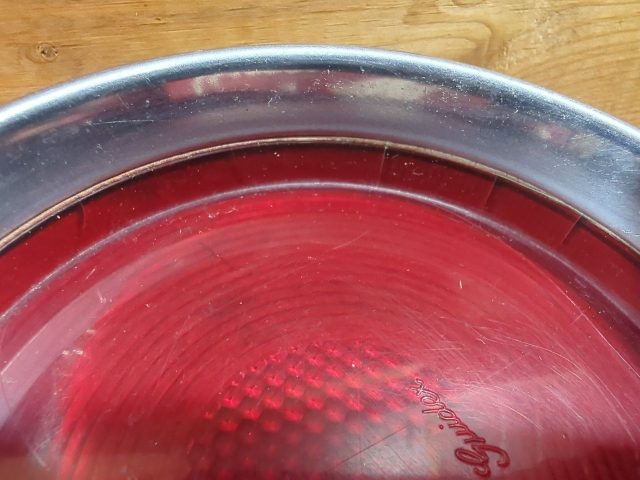 Tail Light (Left or Right) Lens Only w/Chrome Trim Fits 1955 1956 Pontiac - Image 7