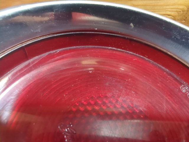 Tail Light (Left or Right) Lens Only w/Chrome Trim Fits 1955 1956 Pontiac - Image 8