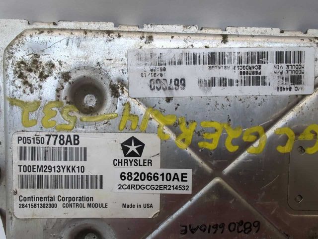 Engine Computer PCM ECM ECU 3.6L Fits 2014 Caravan - Image 5