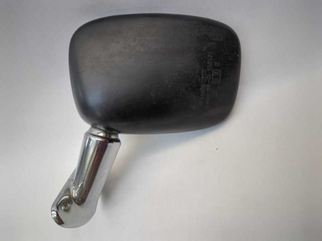 Left Side View Mirror Black Head With Chrome Base Fits 1975-1977 Corolla