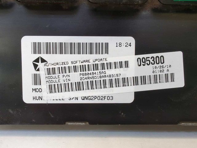 Engine Computer PCM ECM ECU 3.8 Check Part # Fits 2008-2010 Caravan - Image 3