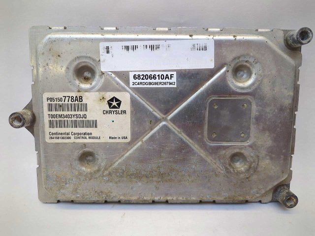 Engine Computer PCM ECM ECU 3.6L Fits 2014 Caravan - Image 2