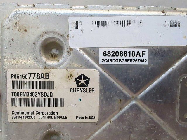 Engine Computer PCM ECM ECU 3.6L Fits 2014 Caravan - Image 3