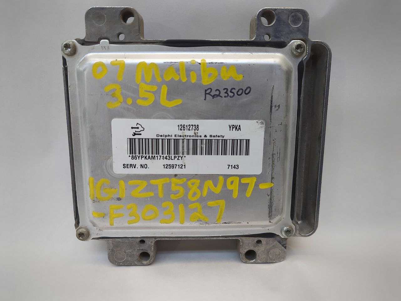 Engine Computer PCM ECM ECU GM 12597121 VIN Programmed Fits 2007 Malibu - Image 2