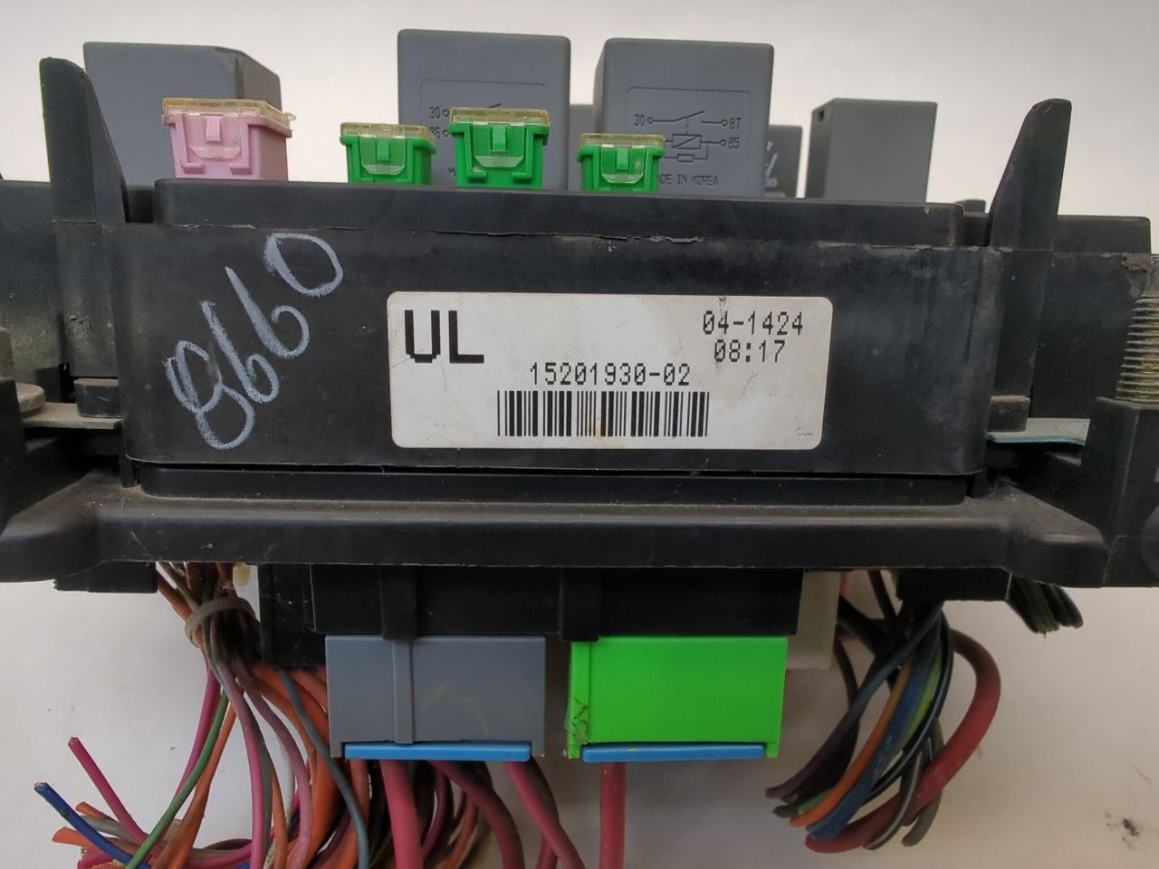 Engine Fuse Box 15201930 Match Part # Fits 2003-2005 Silverado 1500 - Image 4