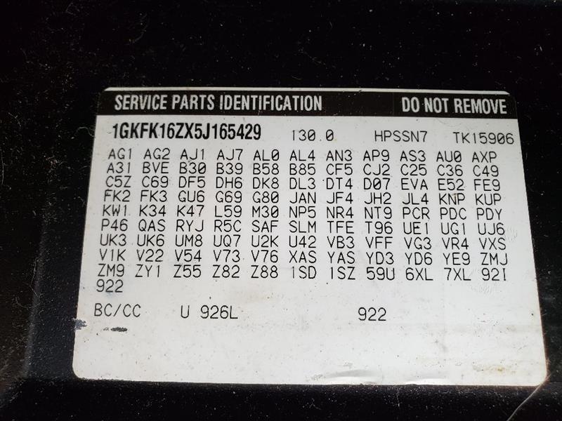 2005 GMC Yukon XL K1500 SLT (AA0281) Part Out - Image 5