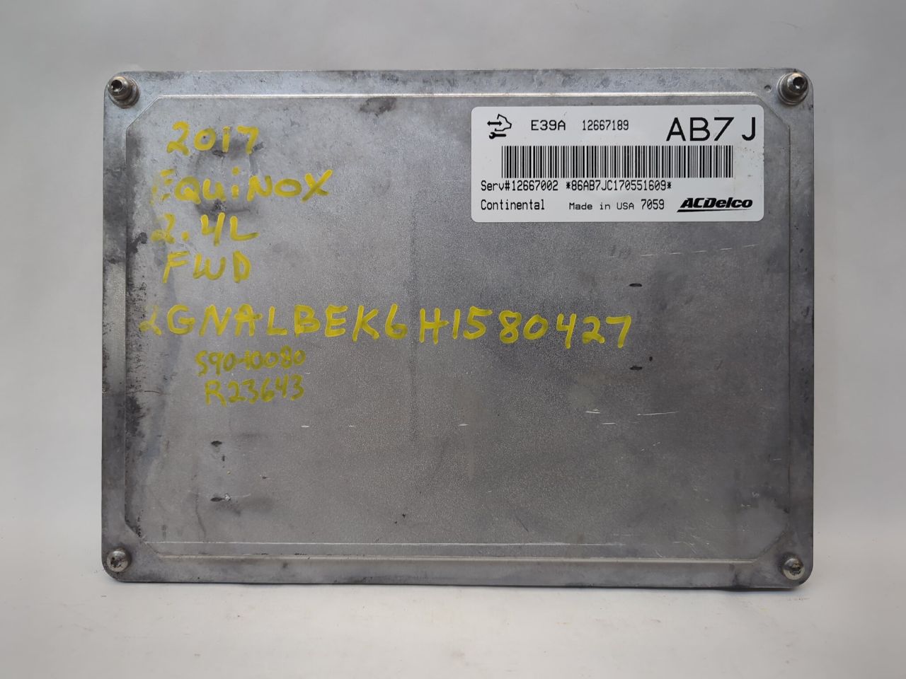 Engine Computer PCM ECM ECU 12667002 E39A Programming Required Fits 2017 Equinox