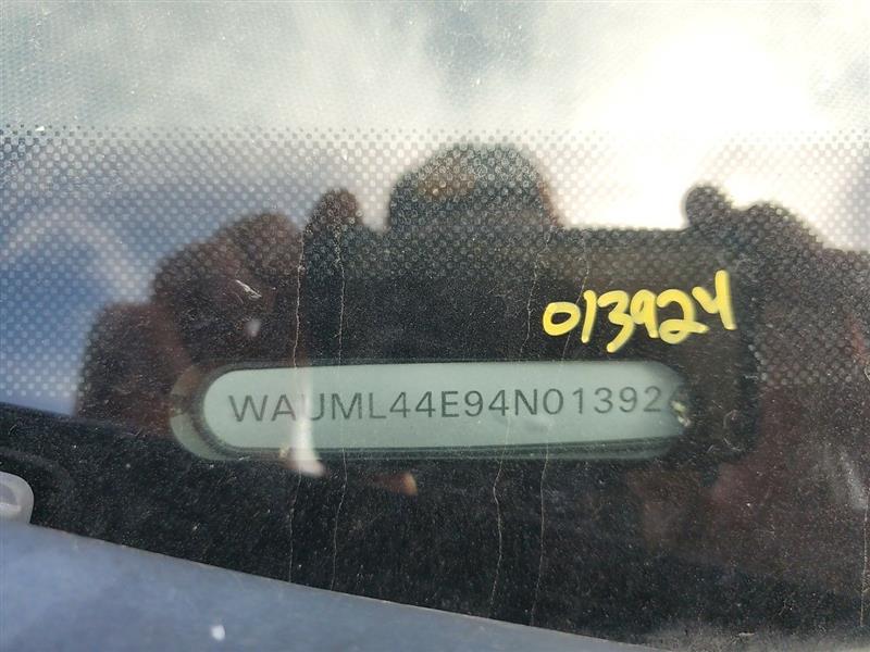 2004 Audi A8 L Quattro (AA0289) Part Out