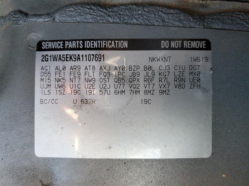 2010 Chevrolet Impala LS (AA0294) Part Out