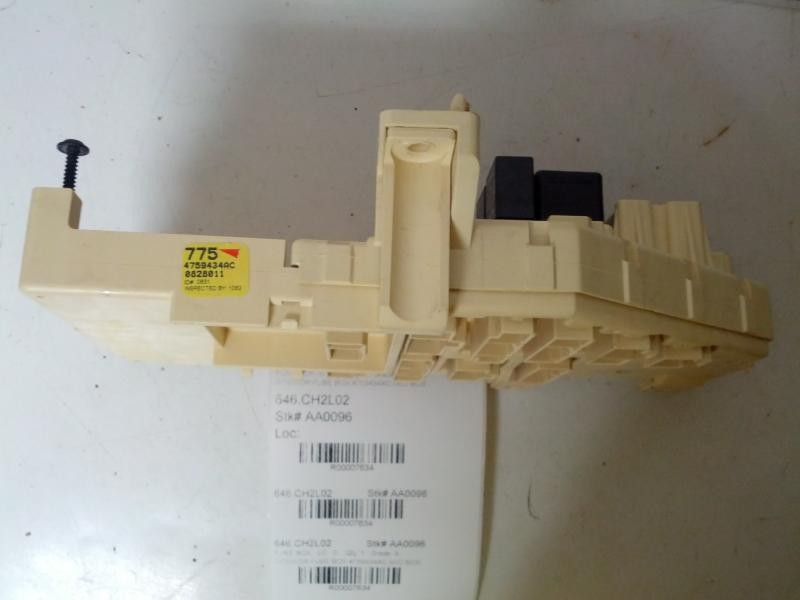 Wiring Diagram PDF: 2002 Stratus Fuse Box